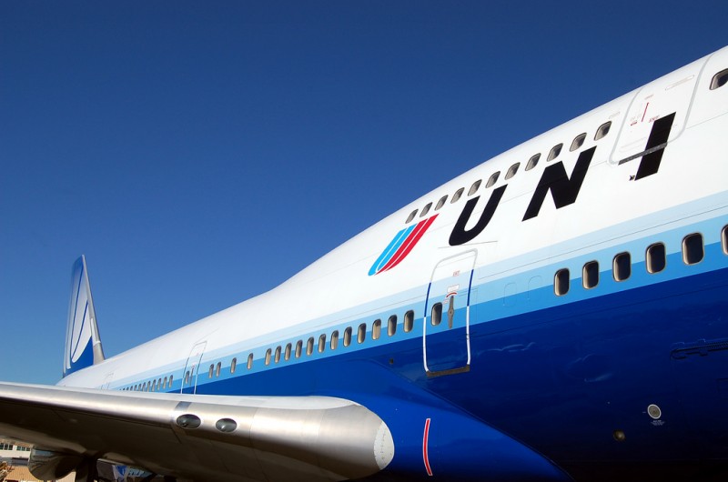A Boeing 747