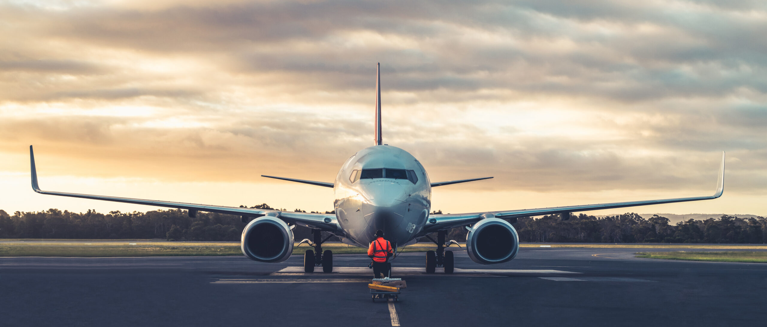 Airplane on Airport Runway at Sunset in Tasmania -- corrosion-resistant fasteners