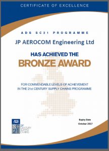 A copy of our SC21_Bronze Award Certificate